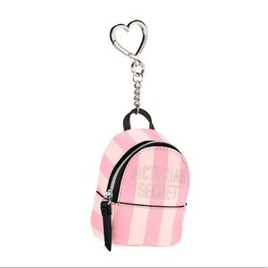 Striped Backpack VS Keychain